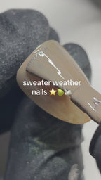 Handmade Cute Creatures & Fruit Designs Press-On Nails