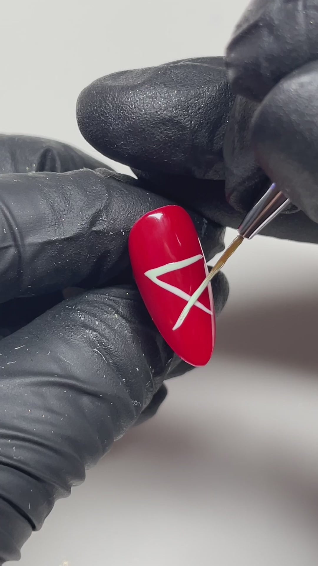 Handmade Ladybug Circus Carnival Press-On Nails