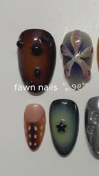 Handmade Cosmic Starlit Press-On Nails